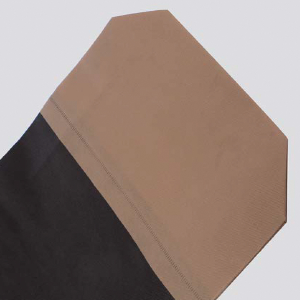 بگ شاپ دو رنگ پارچه‌ای تبلیغاتی سه طرف کاست دسته دار سایز 30 در 40 عمودی